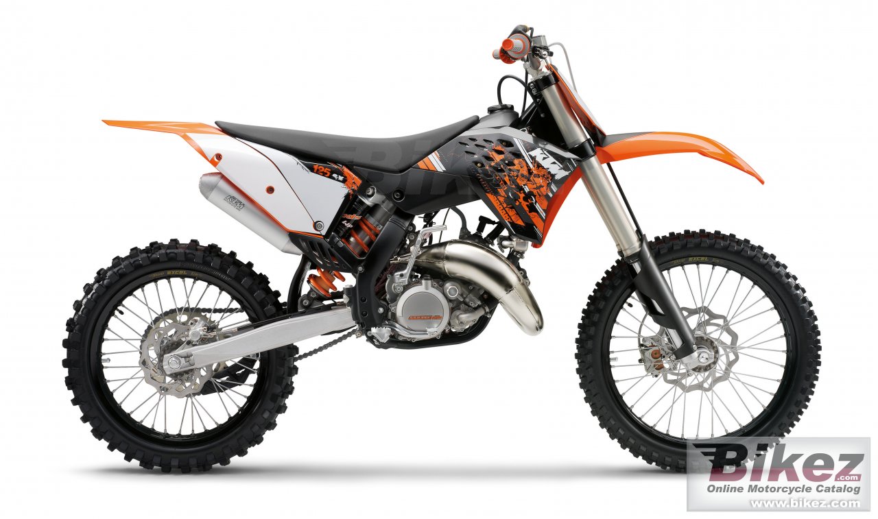 Big KTM 125 sx picture and wallpaper from Bikez.com